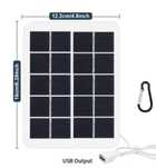 NOU Panou solar 3W cu ieșire USB pentru drumeție pescuit aer liber