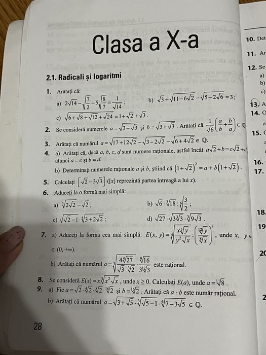 Culegere Bac Matematică