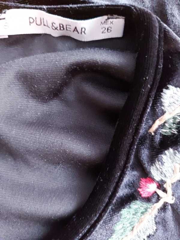 Tunica Pull&Bear, mărimea S,catifea neagra