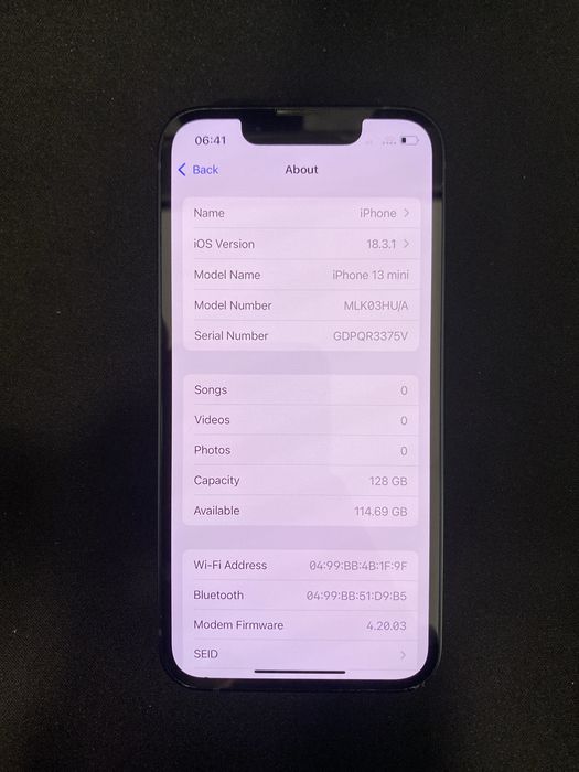 iPhone 13 mini 128GB ID-tdc398