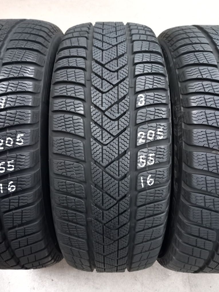 205/55R16 91H 4бр.PIRELLI WINTER RUN FLAT Неразличими от НОВИ