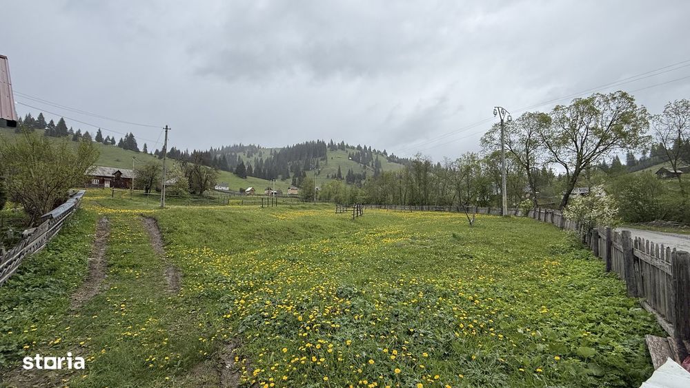 Teren intravilan parcelabil (1.91) ha la poalele munților!