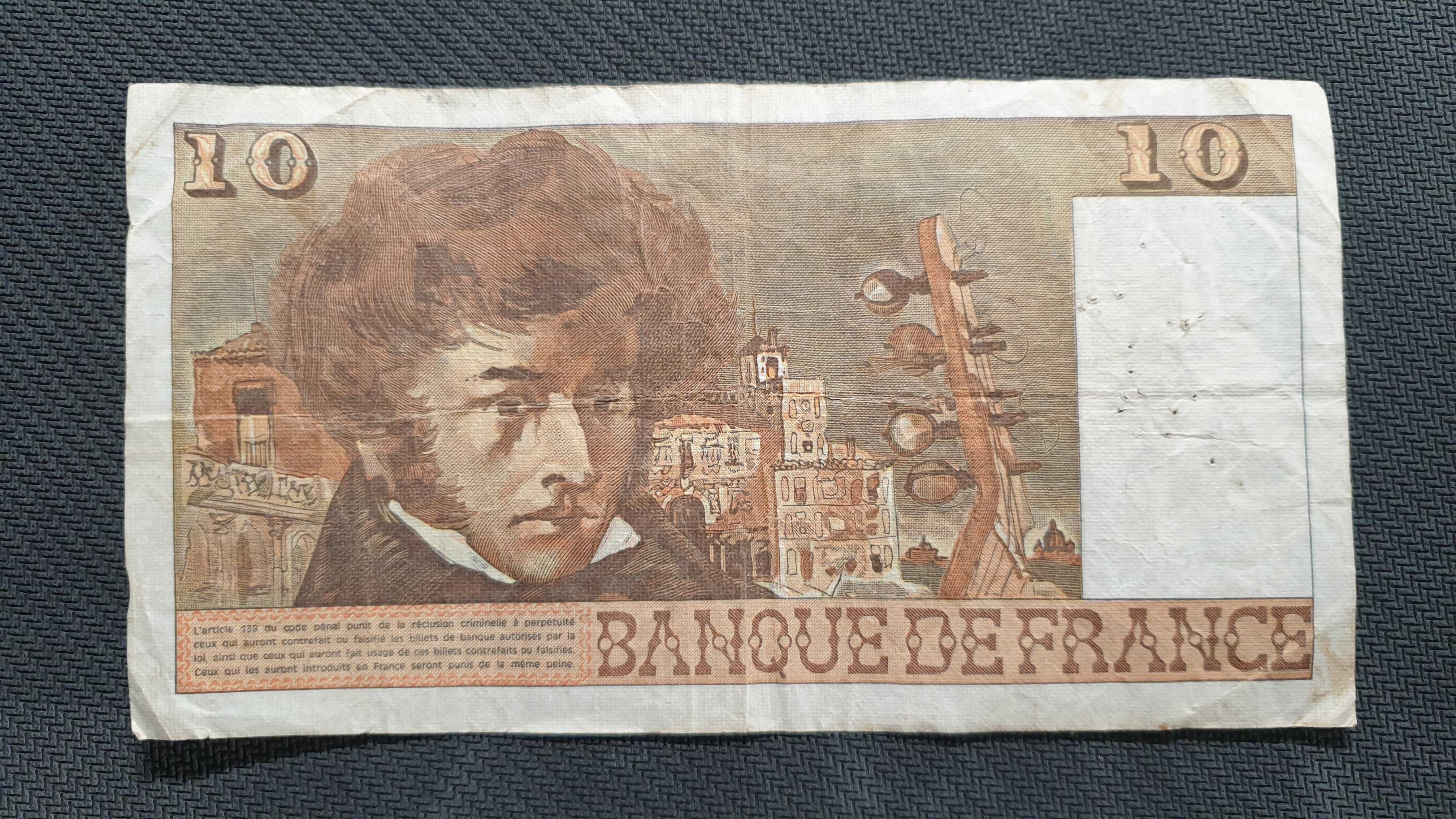 Vânzarea bancnotelor din Franța 1978 - 1997. Set de 4 bucăți.
