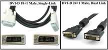 Кабел за монитор DVI-D - DVI-D, 18+1 и 24+1 (нови)