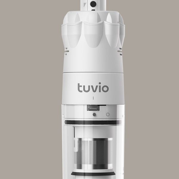 Вертикальный пылесос, беспроводной, Tuvio TS01MBHW, белый, HEPA-фильтр