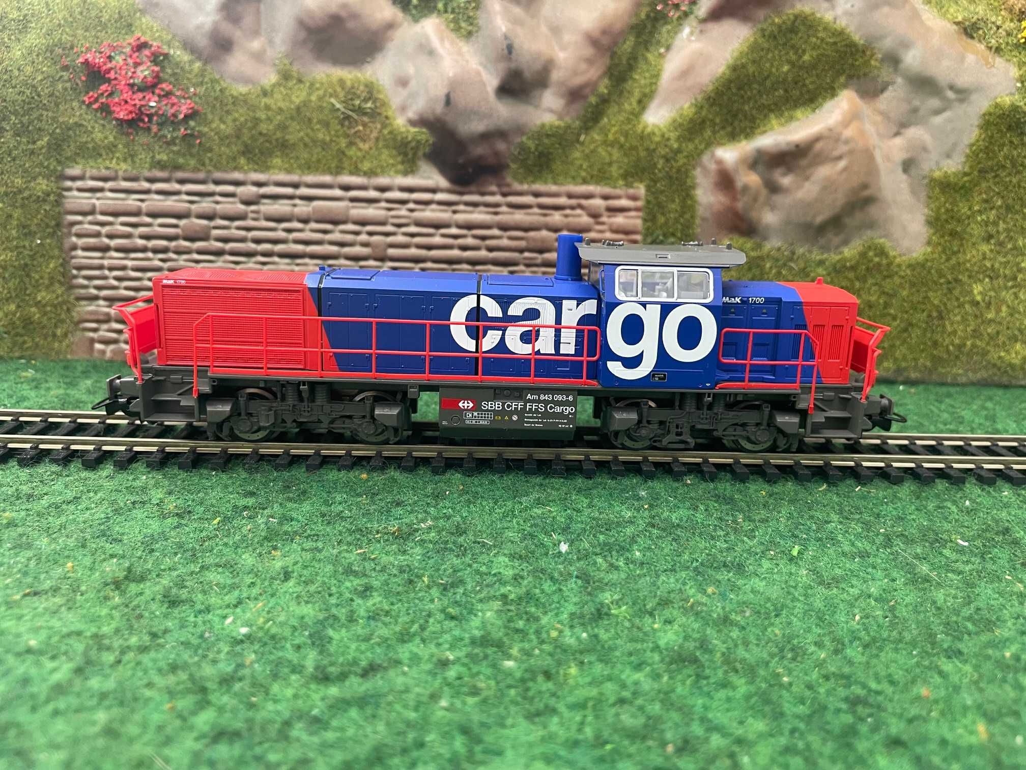 Локомотив дизел маневра 4-осен Пико 1700 SBB Cargo Н0 1:87 влак ЖП нов