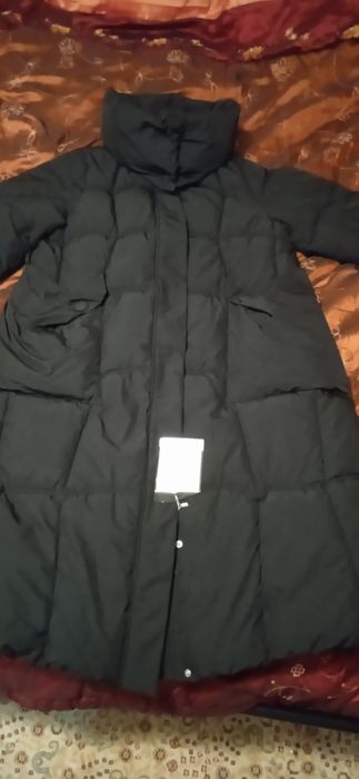 Куртка пуховик/ новый,  50 размер, чёрный