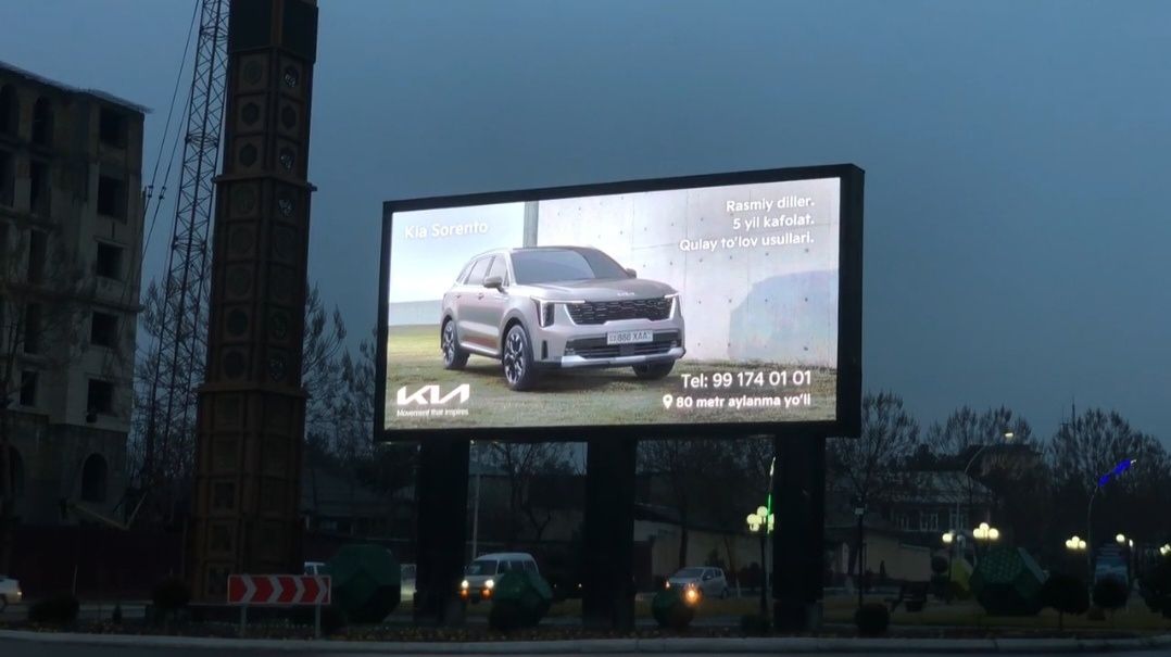Namangan :Led ekran, bilbo'rdlarda reklama //Наманган//ташки реклама х