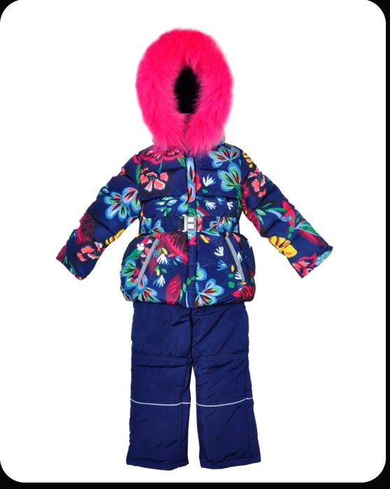 Костюм зима Kiko 104-110 комбинезон полукомбинезон двойка