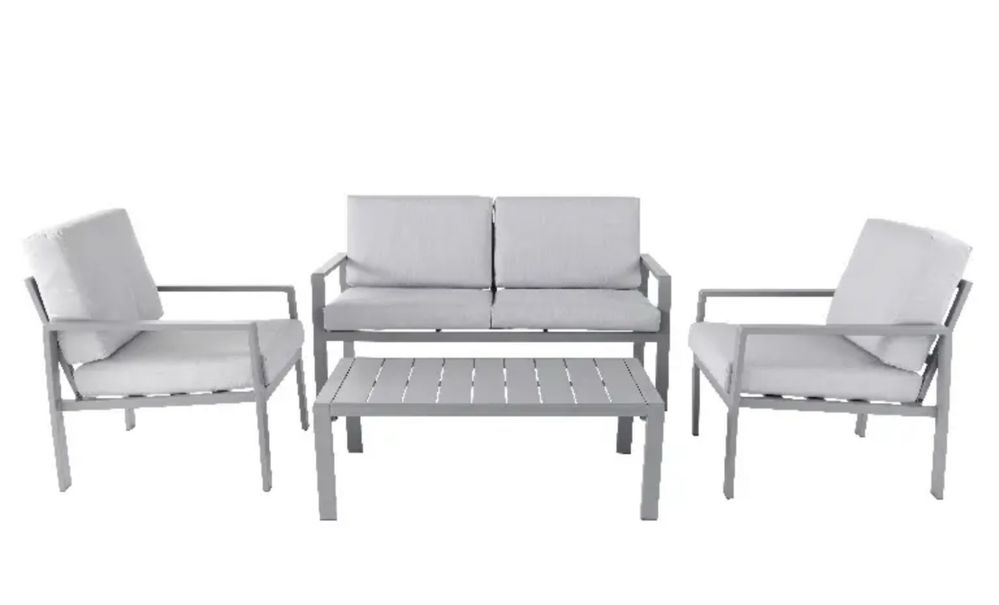 Set mobilier de gradina din aluminiu