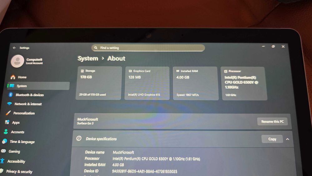Microsoft Surface Go3