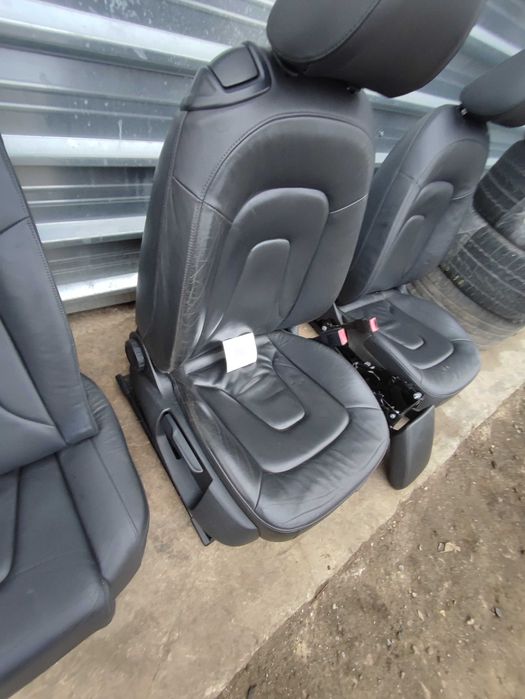 Черен Кожен салон Audi A5 2 врати Coupe надуване н169