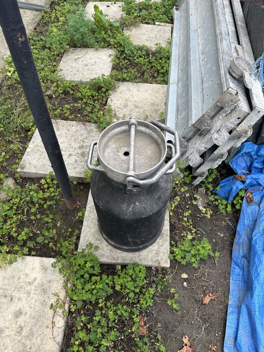 Bidon de lapte din aluminu de 25 l