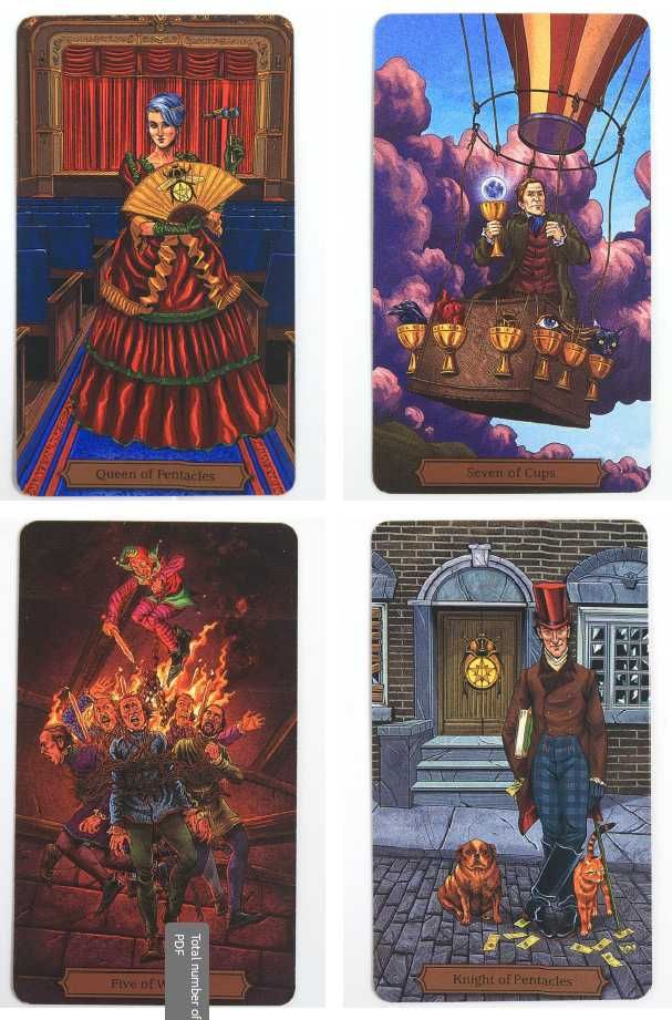 Таро карти: Steampunk Tarot & Edgar Allan Poe Tarot & Villains Tarot