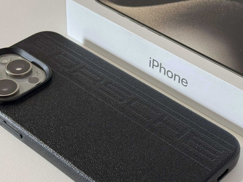 Бартер! Като Нов! iPhone 15 Pro Max Natural Titanium (Сив)