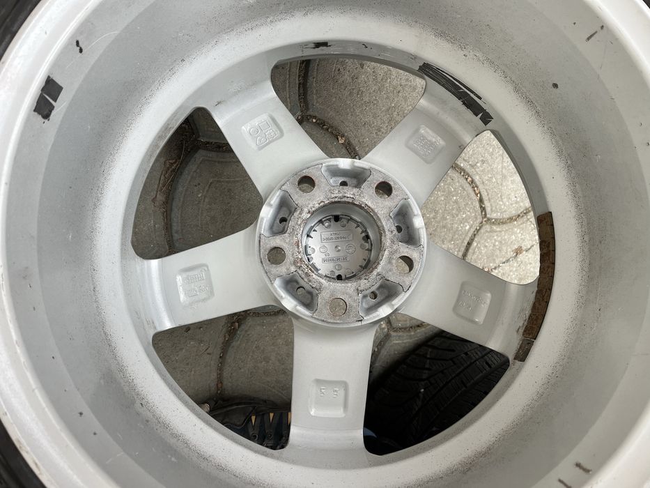 Jante aliaj 5x120mm, anvelope iarna 225/55 R17 BMW E60, E61 F10 F11 GT