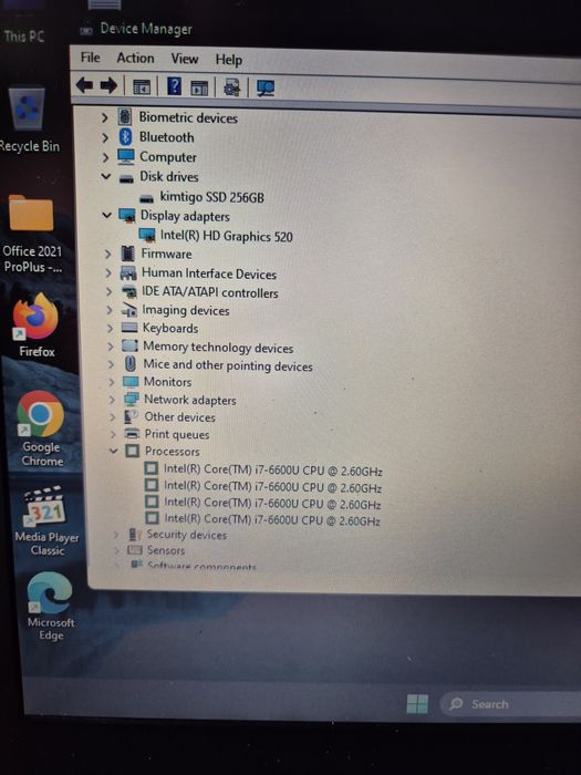Laptop ultraslim Hp i7 ssd ddr4