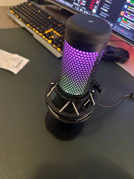 Vand Microfon HyperX - QuadCast S, RGB, negru