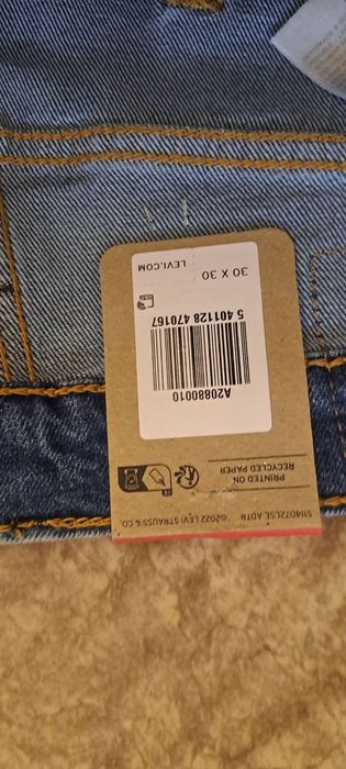 Джинсы мужские Levis оригинал
