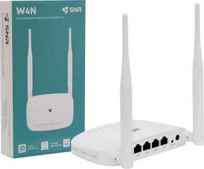 Роутер wi-fi SNR W4N белый