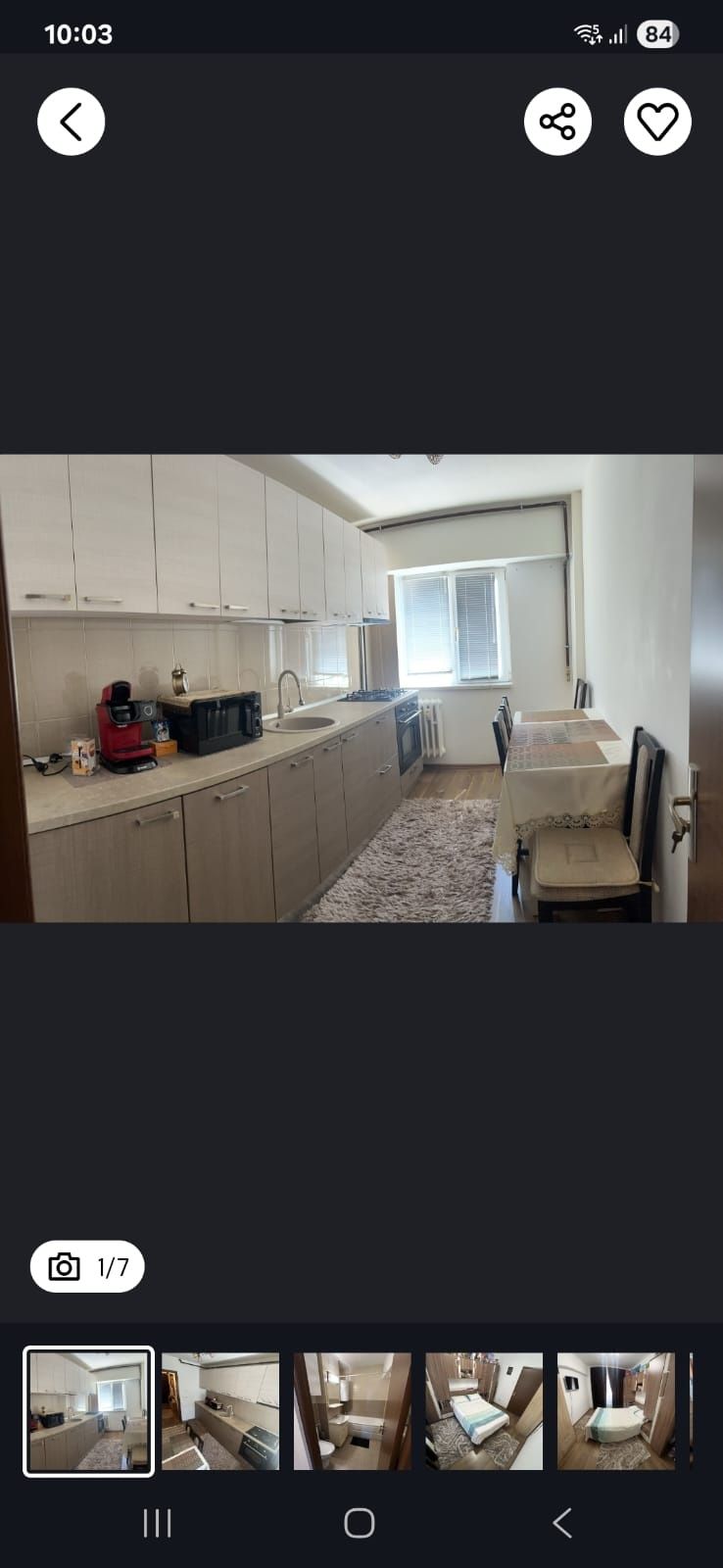 Închiriez apartament 2 camere decomandat zona Brotăcei.Constanța