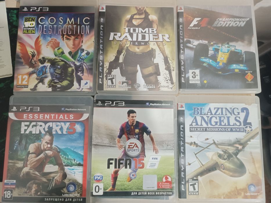 Продам лицензионные игровые диски на PS 3