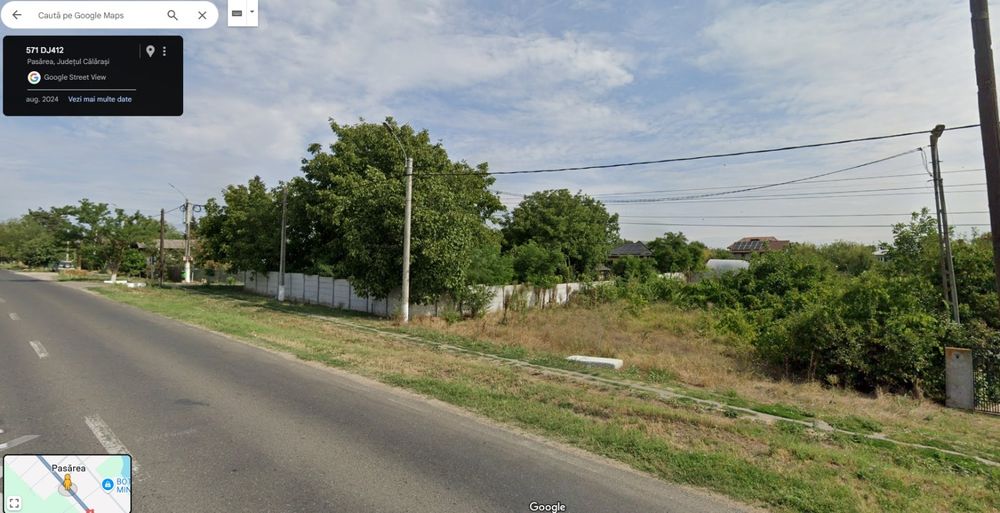 Vand teren intravilan în comuna Frumusanini, 57euro mp