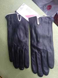 НОВИ дамски ръкавици от естествена кожа - размер 7.5