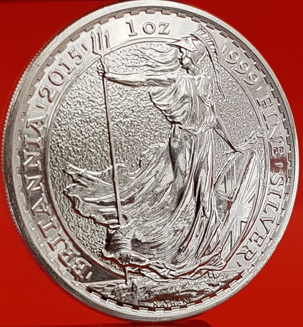 UK Royal Mint Britania Mituri monede lingou argint 999