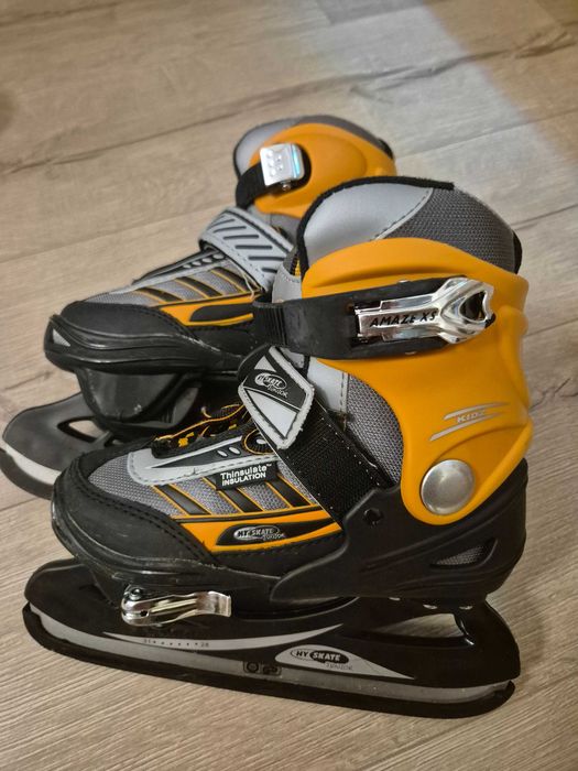 Patine de gheață copii HiSkate Junior Amaze XS – reglabile (28–31)