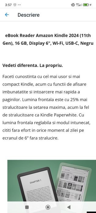 eBook Reader Amazon Kindle 2024