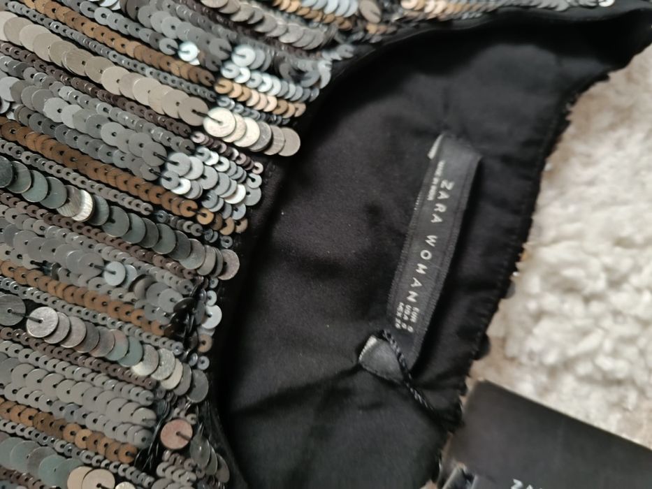 Rochie noua cu eticheta zara S paiete stil gogosar