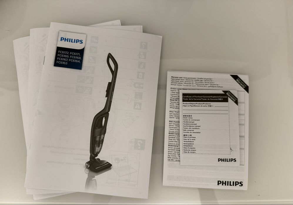 Вертикална прахосмукачка 2 in 1 Philips FC6171 без кабел
