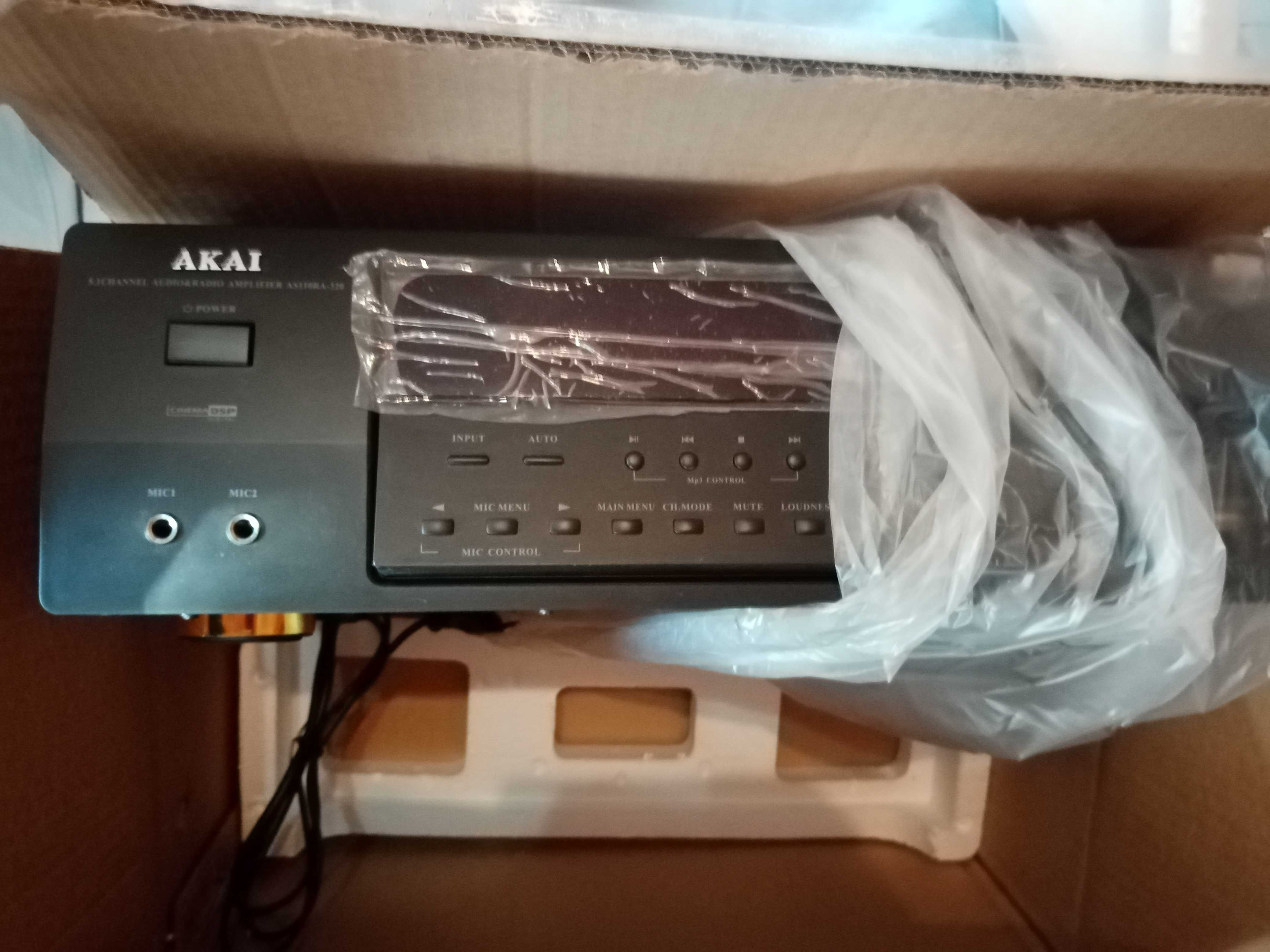Усилвател Akai AS110RA-320, 5.1 Черен + дистанционно