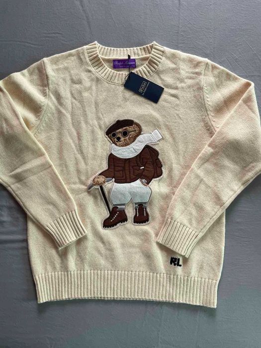 Ralph Lauren Bear sweater - суичър с мече - Нов - Размер С