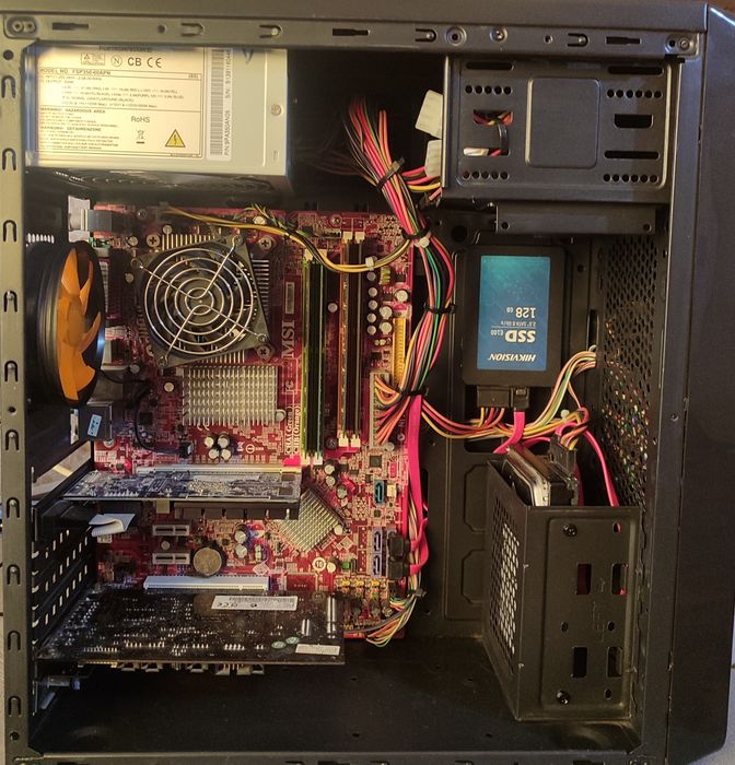 Комплект для сборки Q6600/MSI P35/DDR2 -7гб