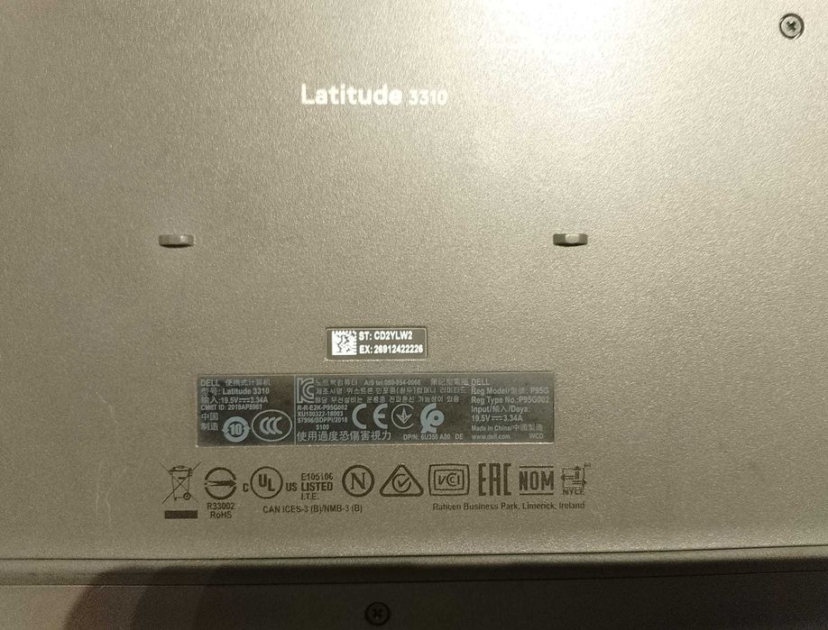 Ultrabook Dell Latitude 3310, i3-8145U, 8gb ddr4, 128gb ssd M2,