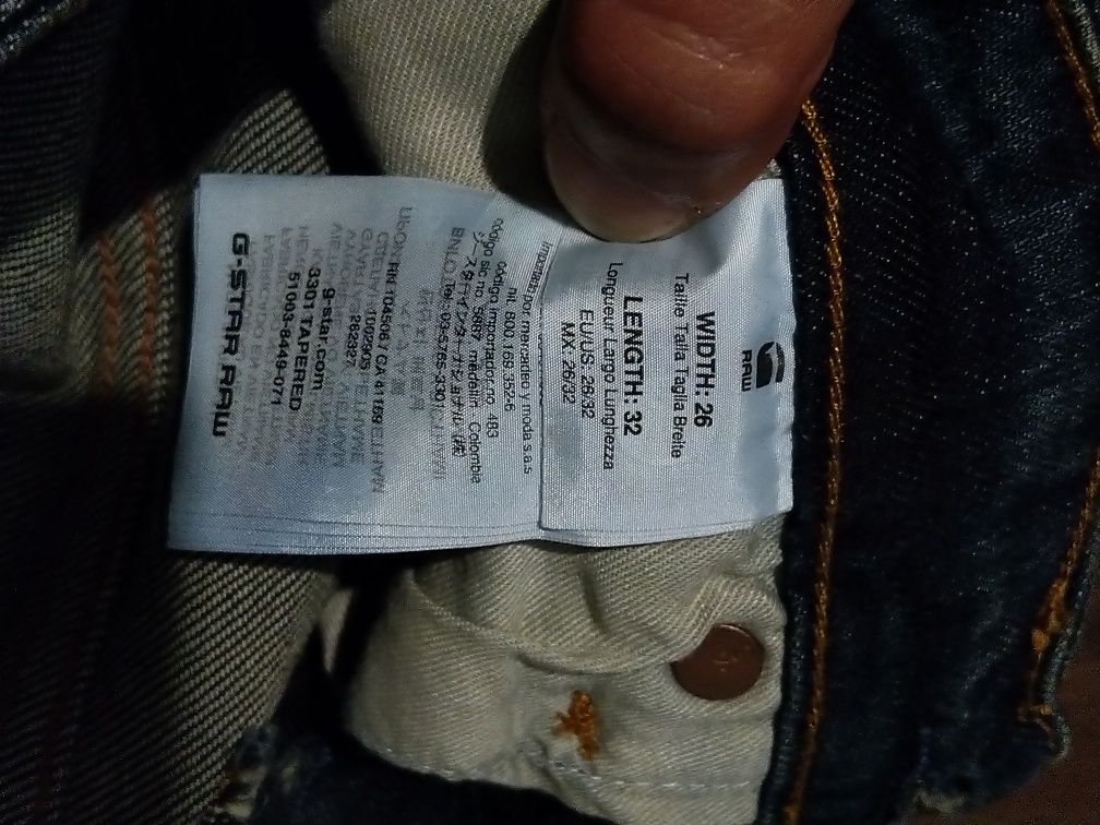 дънки g star raw 3301