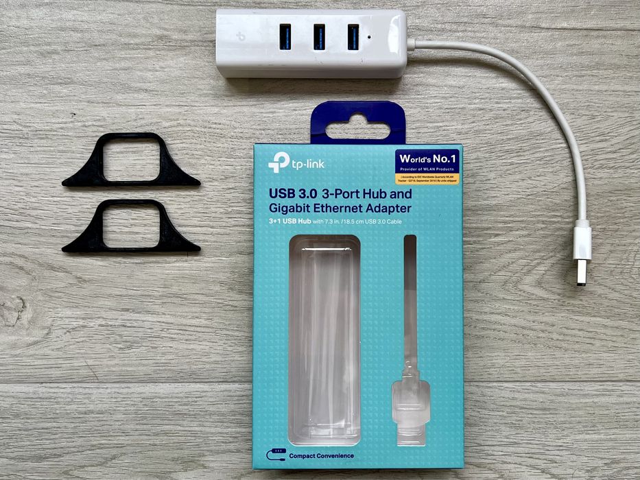 TP-LINK UE330 - Adaptor USB 3.0 cu 3 porturi USB si Ethernet Gigabit