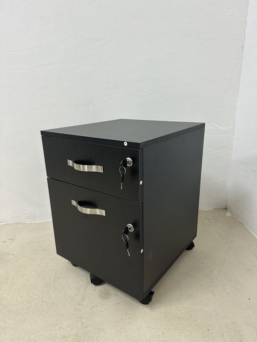 Офис шкаф за документи, заключващ се, 2 чекмеджета VASAGLE