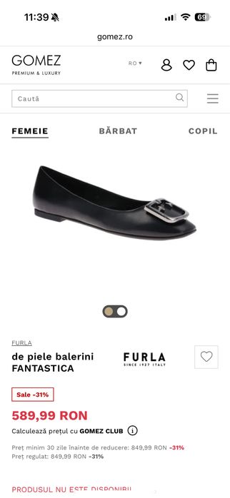 Balerini FURLA bordo