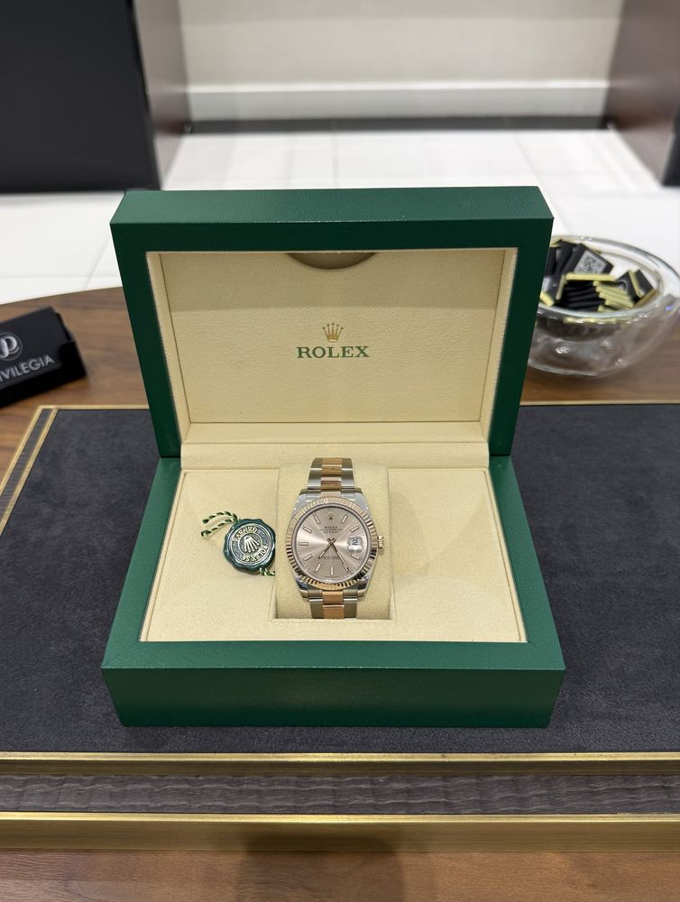 Rolex Datejust 41mm Steel and Everose Gold 126331