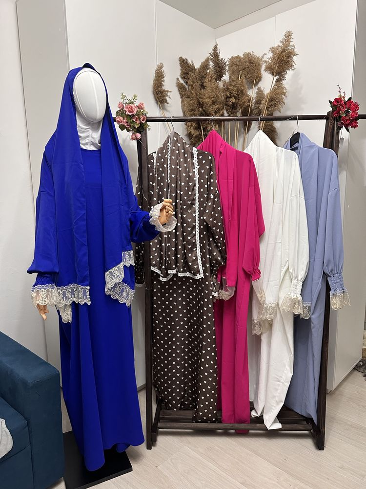Платье хиджаб мусульманская одежда Джильбаб Платки