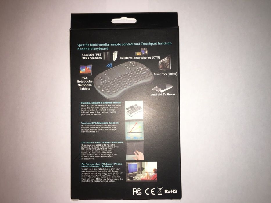 Mini Keyboard Wireless / Mini Tastatura Wireless / QWERTY / touchpad