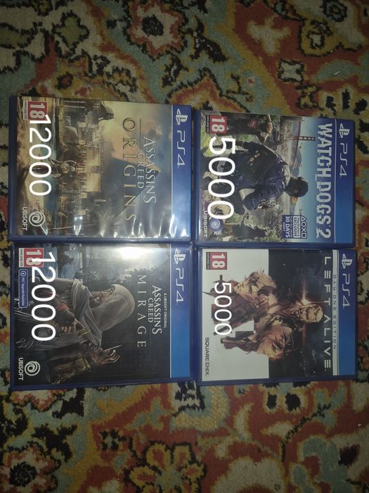 Продам игры на PS4