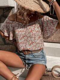 Bluza cu imprimeu floral