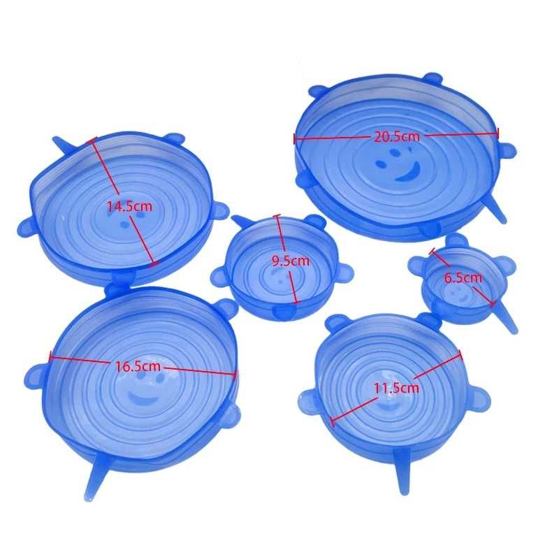 Capac ideal calatorie frigider silicom alimentar sigilează orice vas