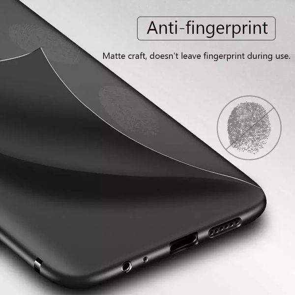 Samsung Galaxy S21 Ultra / S21+ / S20 Ultra / Тънък черен мат кейс
