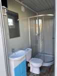 Container Sanitar cu Duș + WC Ceramic-Termoizolat + Complet Racordabil