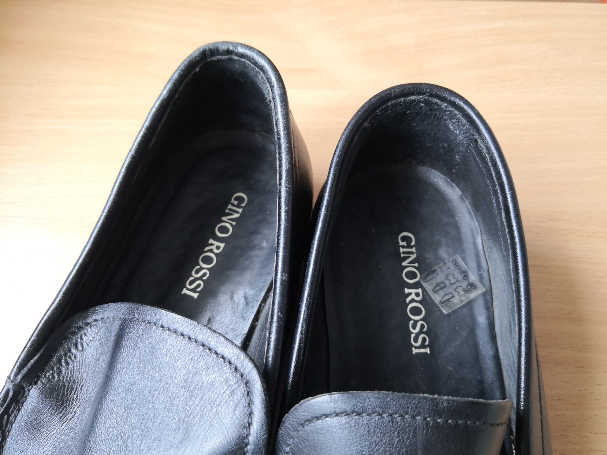 Pantofi din piele negri 42 Gino Rossi